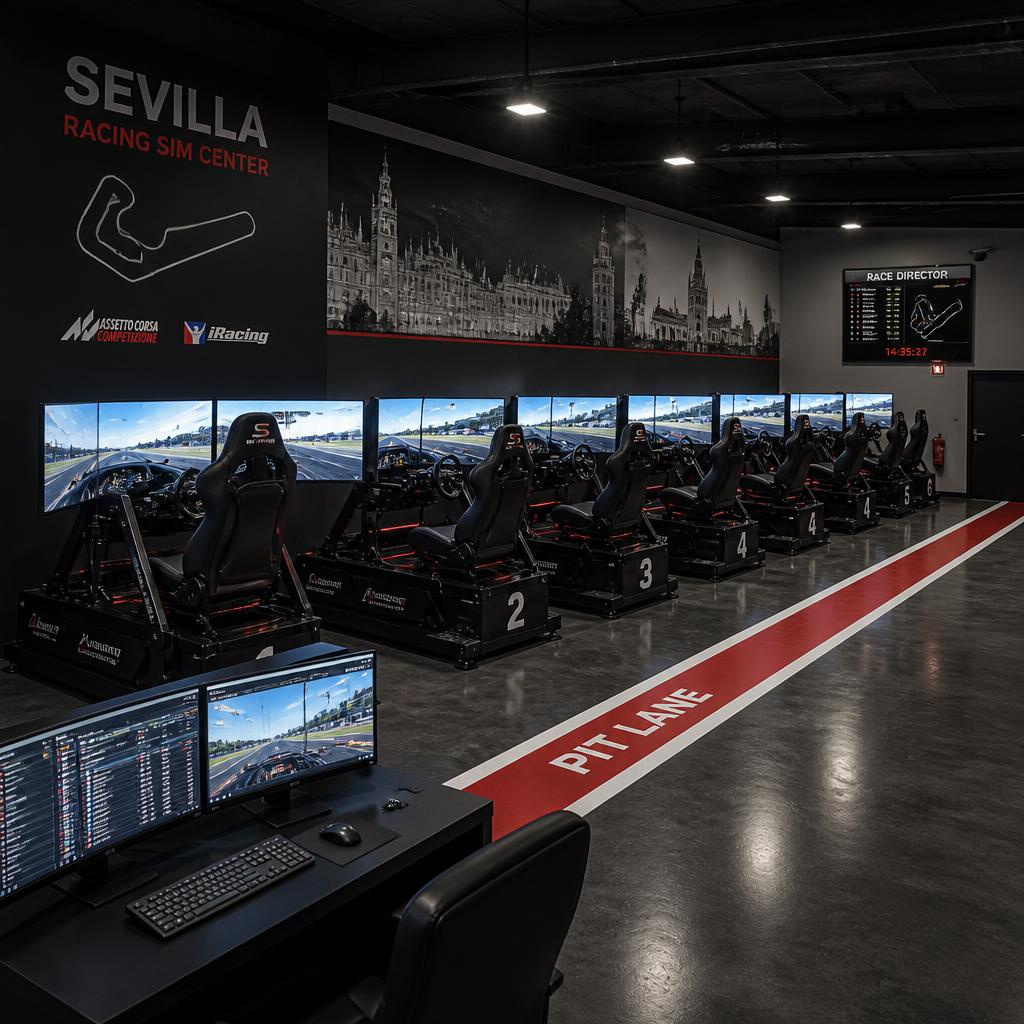 Sala principal de APEX Motorsport